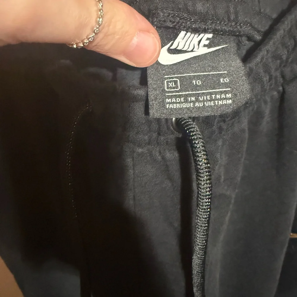 Nike Black Track Pants‎ with Gold Logo size XL